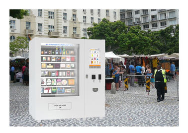 Μηχανή αυτόματης πώλησης ποτών νερού καφέ τροφίμων πρόχειρων φαγητών με τη διαφήμιση της οθόνης αφής