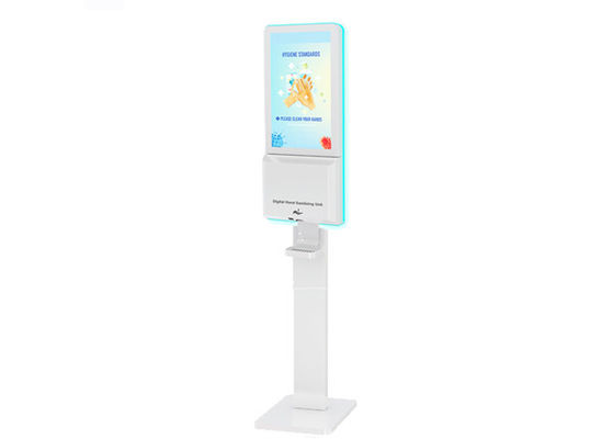 Sanitizer LCD χεριών περίπτερων στάσεων πατωμάτων έξυπνο ψηφιακό σύστημα σηματοδότησης