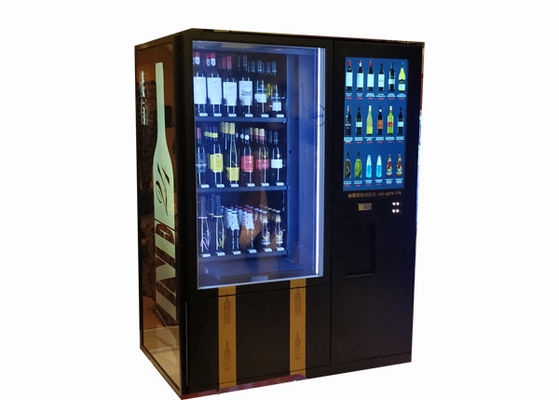 22 μηχανή πώλησης κόκκινου κρασιού οθόνης αφής ίντσας, αυτόματη πώληση μηχανών πώλησης ψυγείων